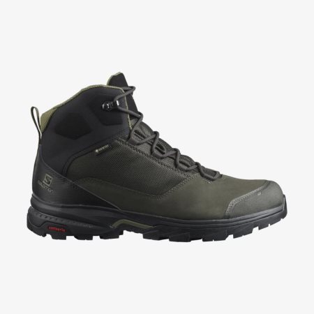 Salomon OUTWARD GORE-TEX Wanderstiefel Herren Olivgrün [6NYA-S]